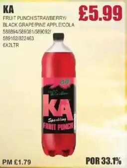 Bestway KA Fruit punch/strawberry/ black grape/pine apple/cola offer