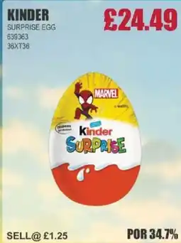 Bestway KINDER Surprise egg offer