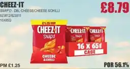 Bestway CHEEZ-IT Snap'd-dbl cheese/cheese & chilli offer