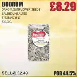Bestway BODRUM Dakota sunflower seeds - salted/unsalted offer