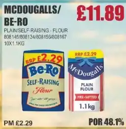 Bestway MCDOUGALLS/ BE-RO Plain/self-raising - flour offer