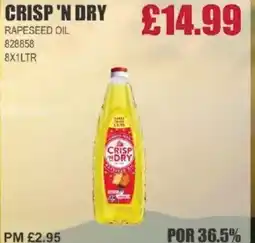 Bestway CRISP 'N DRY Rapeseed oil offer