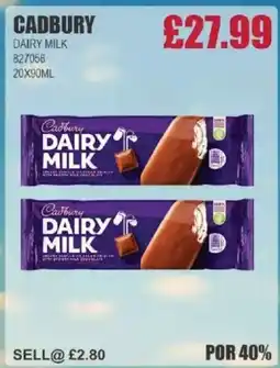 Bestway CADBURY Dairy milk offer