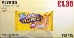 Bestway MCVITIE'S Toasting waffles offer