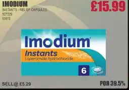 Bestway IMODIUM Instants - relief capsules offer