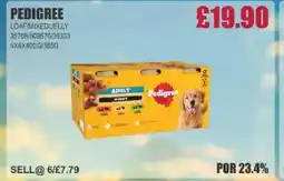 Bestway PEDIGREE Loaf/mixed/jelly offer