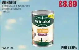 Bestway WINALOT Chicken/lamb & turkey/cod offer