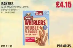 Bestway BAKERS Whirlers/sizzlers/allsorts offer