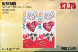 Bestway WEBBOX Delight-beef/chicken steak offer