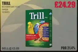 Bestway TRILL Budgerigar food offer