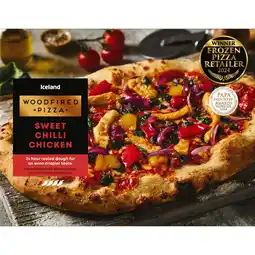 Iceland Iceland Woodfired Pizza Sweet Chilli Chicken 480g offer