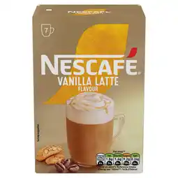 Iceland Nescafe Vanilla Latte Instant Coffee 7 x 18.5g Sachets offer