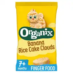 Asda Organix Banana Rice Cake Clouds 7+ Months 40g offer