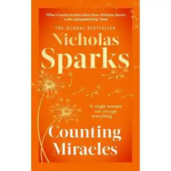 Asda Paperback Counting Miracles - Nicholas Sparks offer