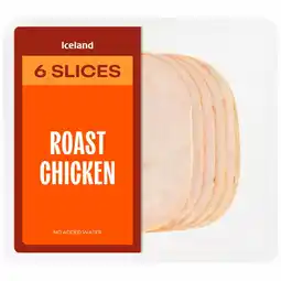 Iceland Iceland 7 Slices (approx.) Roast Chicken (Extra Slice Free) offer