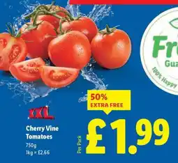 Lidl Cherry Vine Tomatoes offer