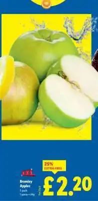 Lidl Bramley Apples offer