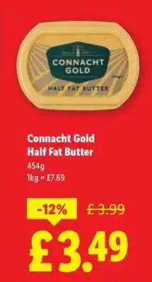 Lidl Connacht Gold Half Fat Butter offer