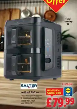 Lidl Salter Verticook Airfryer offer