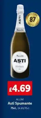 Lidl ALLINI Asti Spumante offer