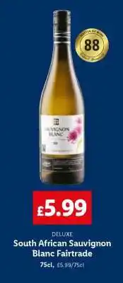 Lidl South African Sauvignon Blanc Fairtrade offer