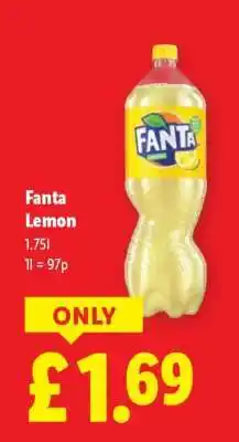 Lidl Fanta Lemon offer