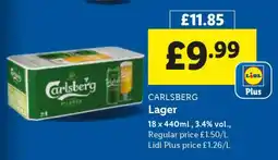 Lidl Carlsberg Lager offer