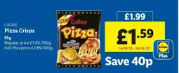 Lidl Calbee Pizza Crisps offer