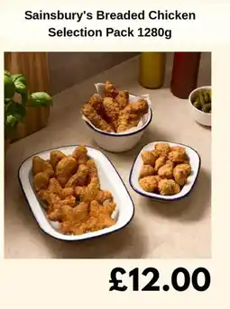 Sainsbury's Sainsbury's Breaded Chicken Selection Pack offer