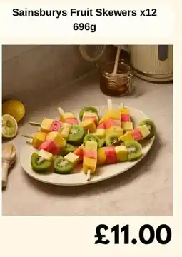 Sainsbury's Sainsburys Fruit Skewers offer