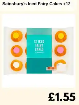 Sainsbury's Sainsbury's Iced Fairy Cakes offer