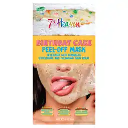 Asda 7th Heaven Birthday Cake Peel-Off Mask 8ml offer