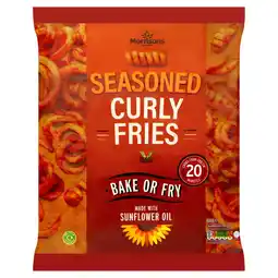 Morrisons Morrisons Seasoned Curly Fries offer