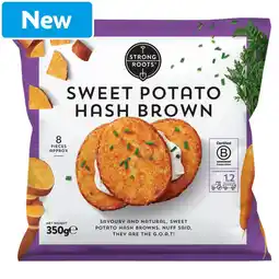 Morrisons Strong Roots Sweet Potato Hash Brown offer