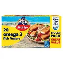 Morrisons Birds Eye 20 Fish Fingers Omega 3 offer