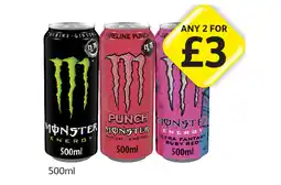 Londis Monster Energy, Punch, Ruby Red offer
