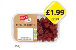 Londis Jack's Seedless Grapes offer
