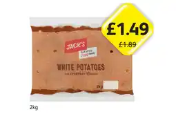 Londis Jack's White Potatoes offer