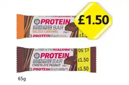 Londis Protein Bar Salted Caramel, Chocolate Peanut offer