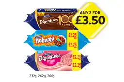 Londis McVities, Hobnobs, Pink offer