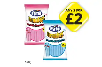 Londis Fini Tornadoes Smooth Strawberry, Raspberry offer