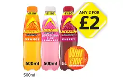 Londis Lucozade Energy Orange, Cherry, Zero Sugar Pink offer