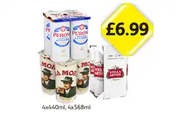 Londis Peroni, Moretti, Stella Artois offer