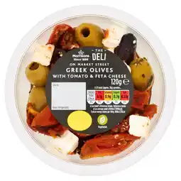 Morrisons Market Street Deli Olives With Tomatoes And Feta offer