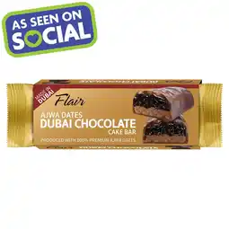 Morrisons Flair Ajwa Dates Chocolate Cake Bar 55g offer