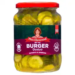 Morrisons Mrs Elswood Burger Gherkins offer
