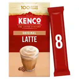 Morrisons Kenco Latte Instant Coffee Sachets 8 Pack offer