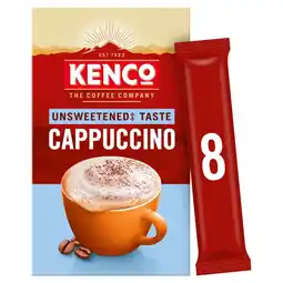 Morrisons Kenco Unsweetened Cappuccino Instant Coffee Sachets offer