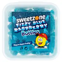 Morrisons Sweetzone Blue Raspberry Bottles Tub 170g offer