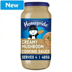 Morrisons Homepride Creamy Mushroom Cooking Sauce 485g offer